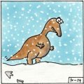 Velociraptoren moegen keinen Schnee